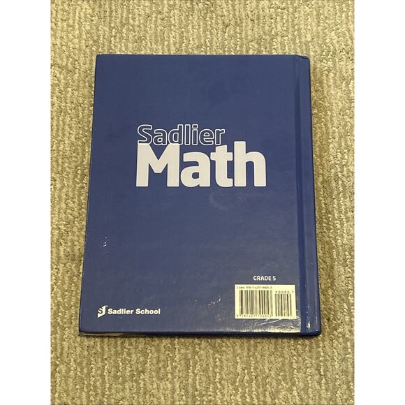 Sadlier Math grade Five Student Textbook Hc 2019 LeTourneau Vg - Picture 2 of 6